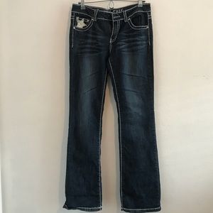 MISS CHIC Jeans with Rhinestone Details Size 11